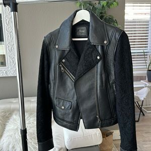 Guess leather Moto jacket size M
